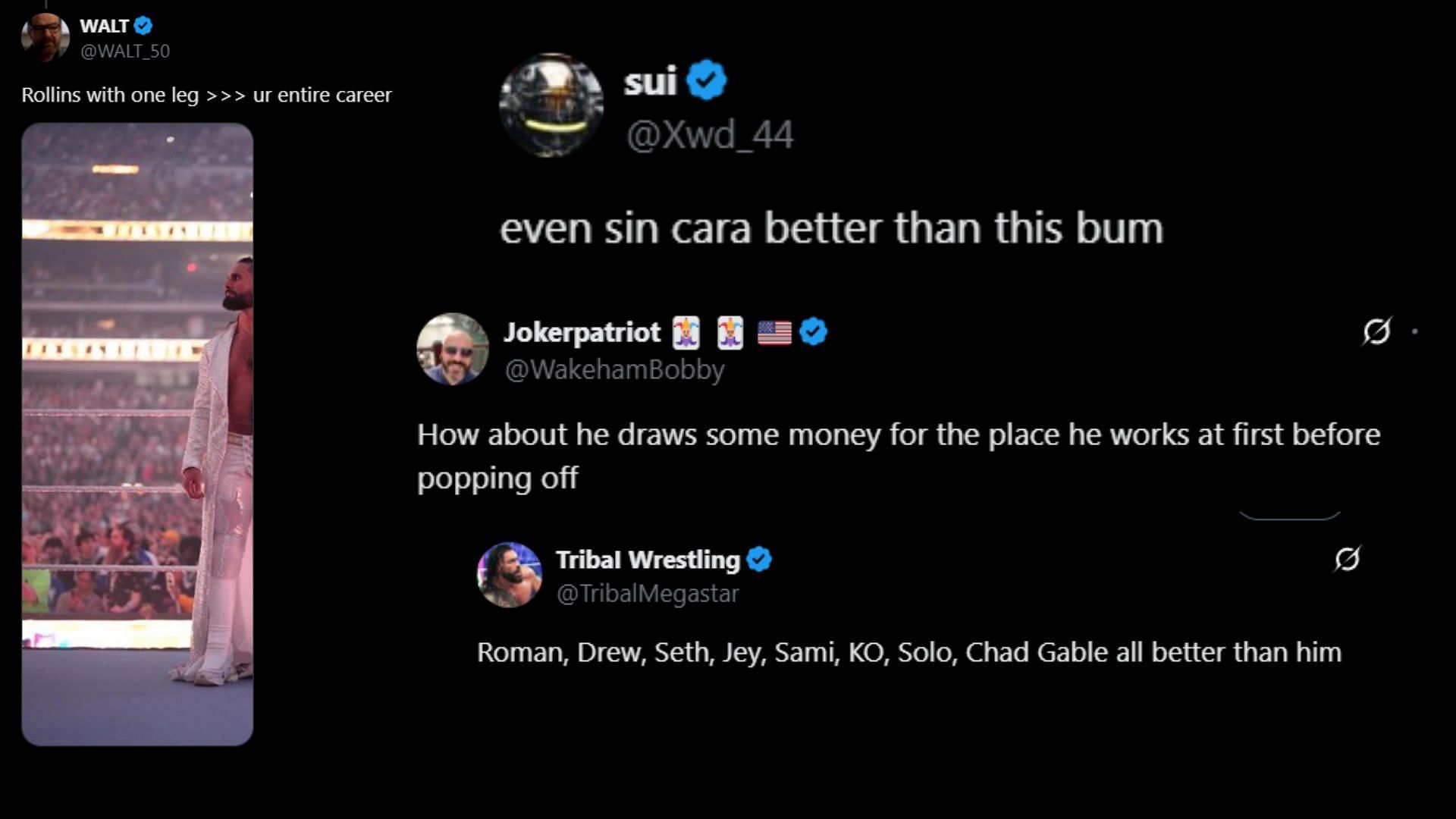 Fans react to Ospreay's shocking statement (Images via @WrestleOps)
